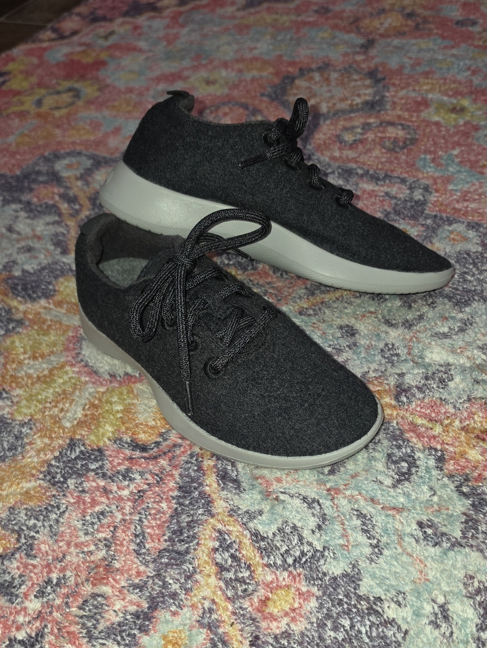 Allbirds Women’s Wool Natural Runner Sneaker Lace Up Shoes Size 5